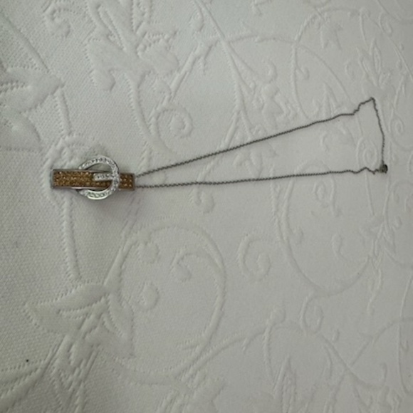 Rhinestone necklace Buckle 316L S. Steel beautiful  !! - Picture 2 of 8